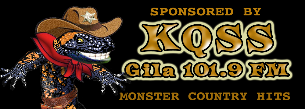 Sponsored by KQSS Gila 1019 FM.  Home of the Monster Country Hits.